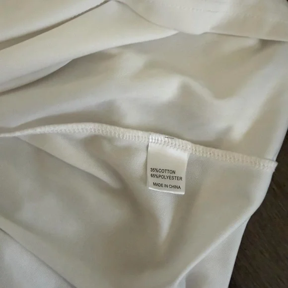 White Summer Babydoll Dress - Picture 5 of 5